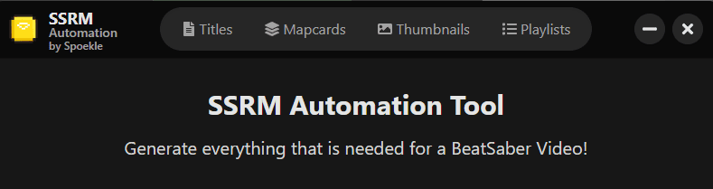 SSRM Automation Tool